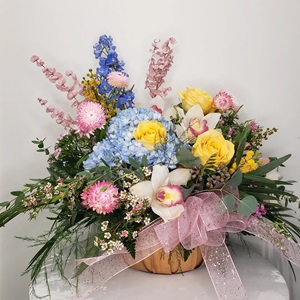 Beautiful basket flower photo